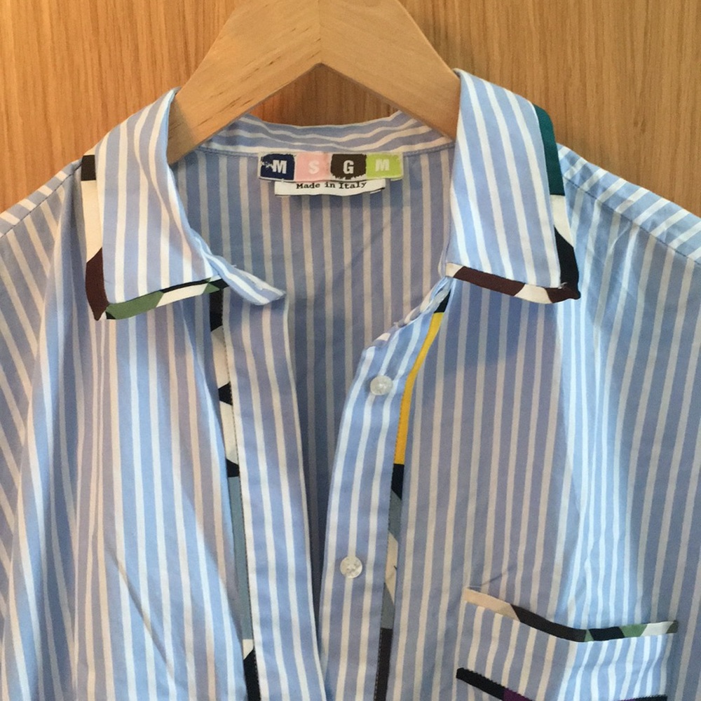 Msgm Striped Long Button Down - image 2